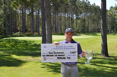Ron Beurmann wins the Michigan Senior PGA Professional Championship 1