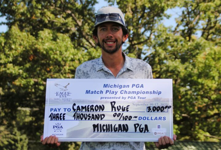 Cameron Ruge of Bay Meadows Wins Michigan PGA Match Play 1