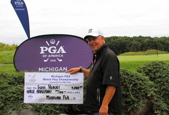 Scott Hebert’s Dramatic Day Leads to Fourth Michigan PGA Match Play Title